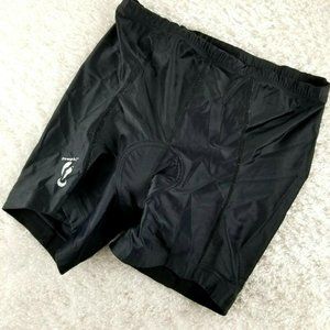 Oomph black padded cycling shorts SIZE L spandex